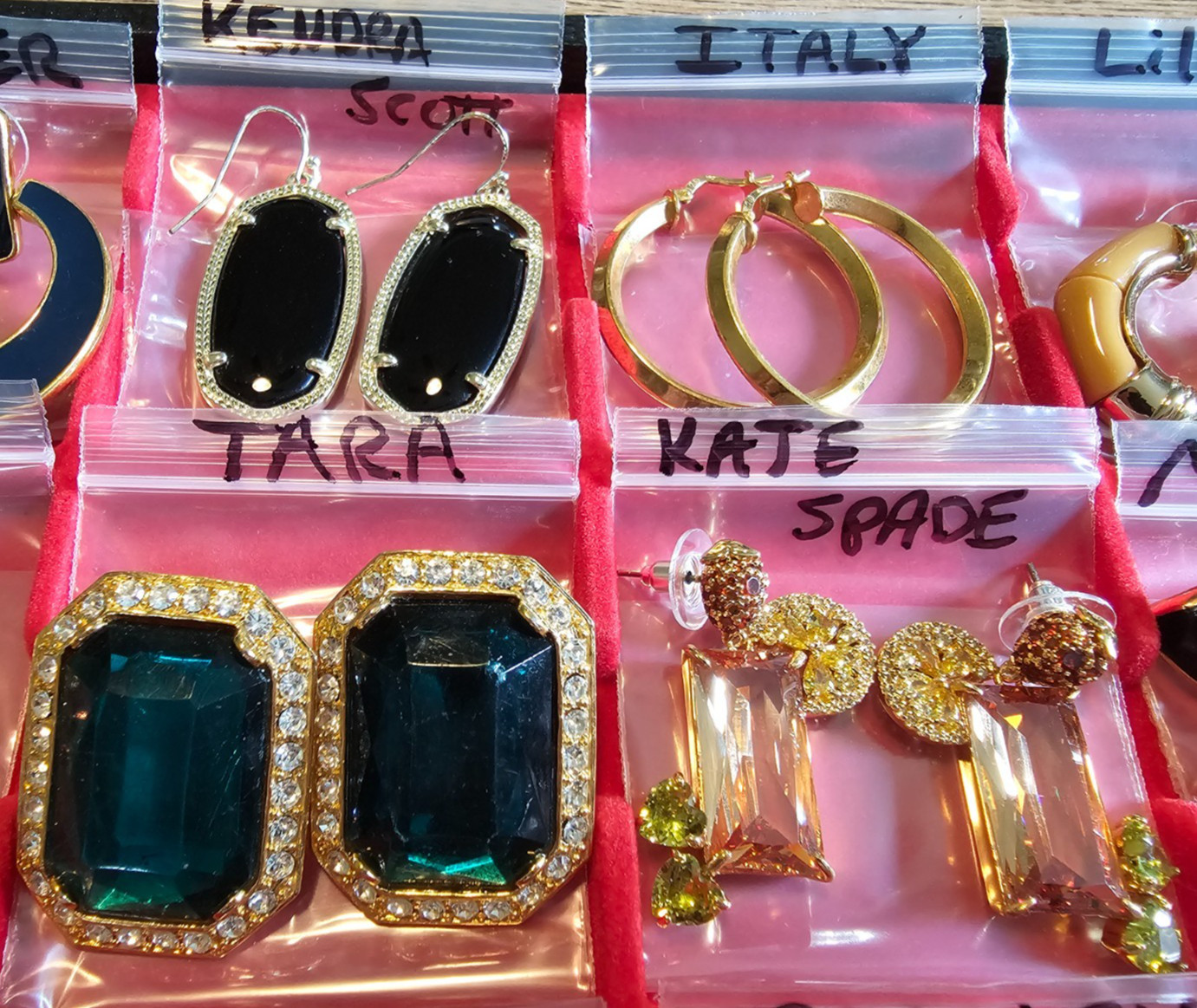 ALL SIGNED 29 Pair Earring lot SILPADA SORRELLI NAPIER MONET TARA DKNY J CREW ++