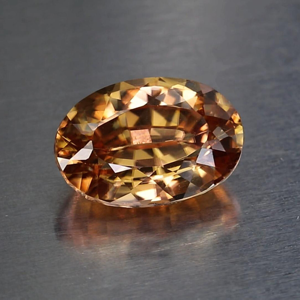 5.35 carats flawless imperial brown natural zircon – 22021859
