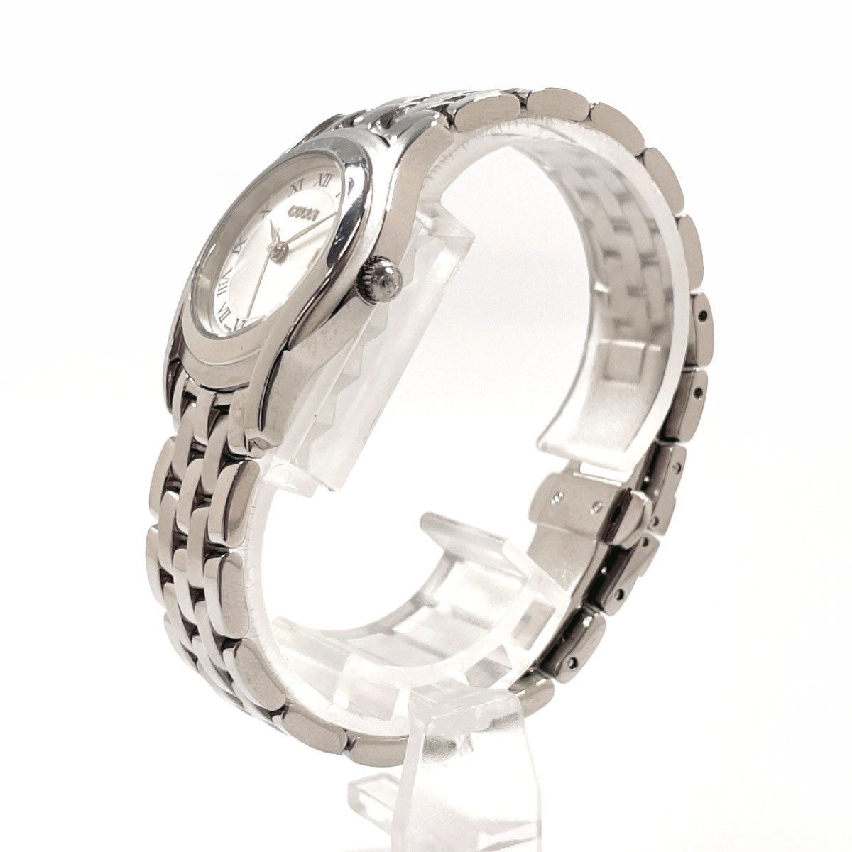 GUCCI GUCCI Watch 5500L Stainless Steel Silver Quartz Silver Dial Ladies Round