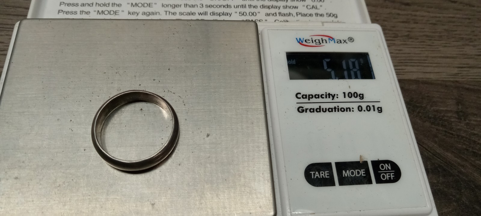 Vintage 925 Sterling Silver Ring Sz 9.75