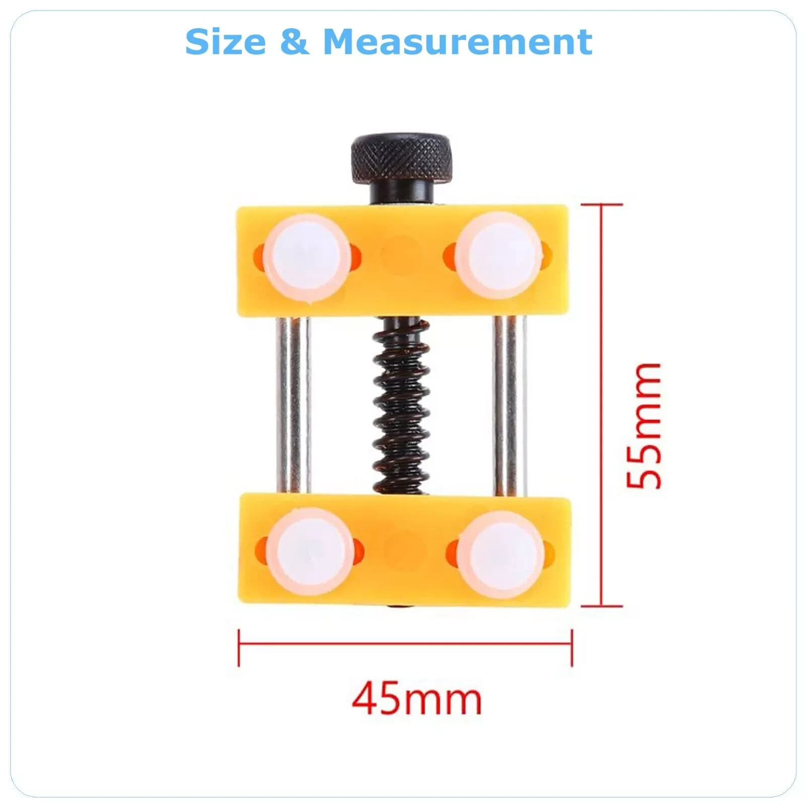 Adjustable Rectangle Watch Back Case Cover Opener Pin Remover Wrench Repair Kit