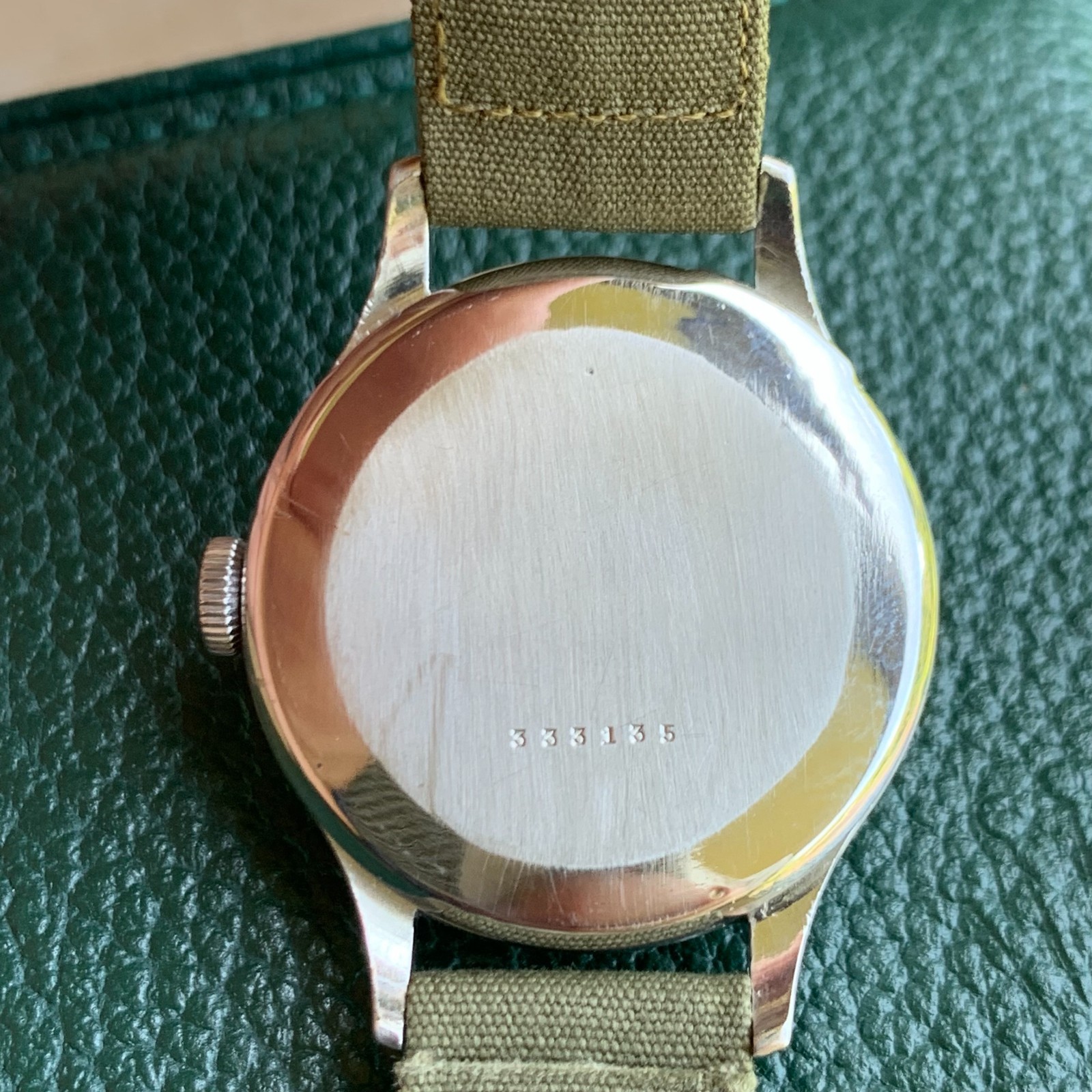 Jaeger-LeCoultre Arabic Numerals Stainless Steel Manual Wind Watch – Circa 1940s