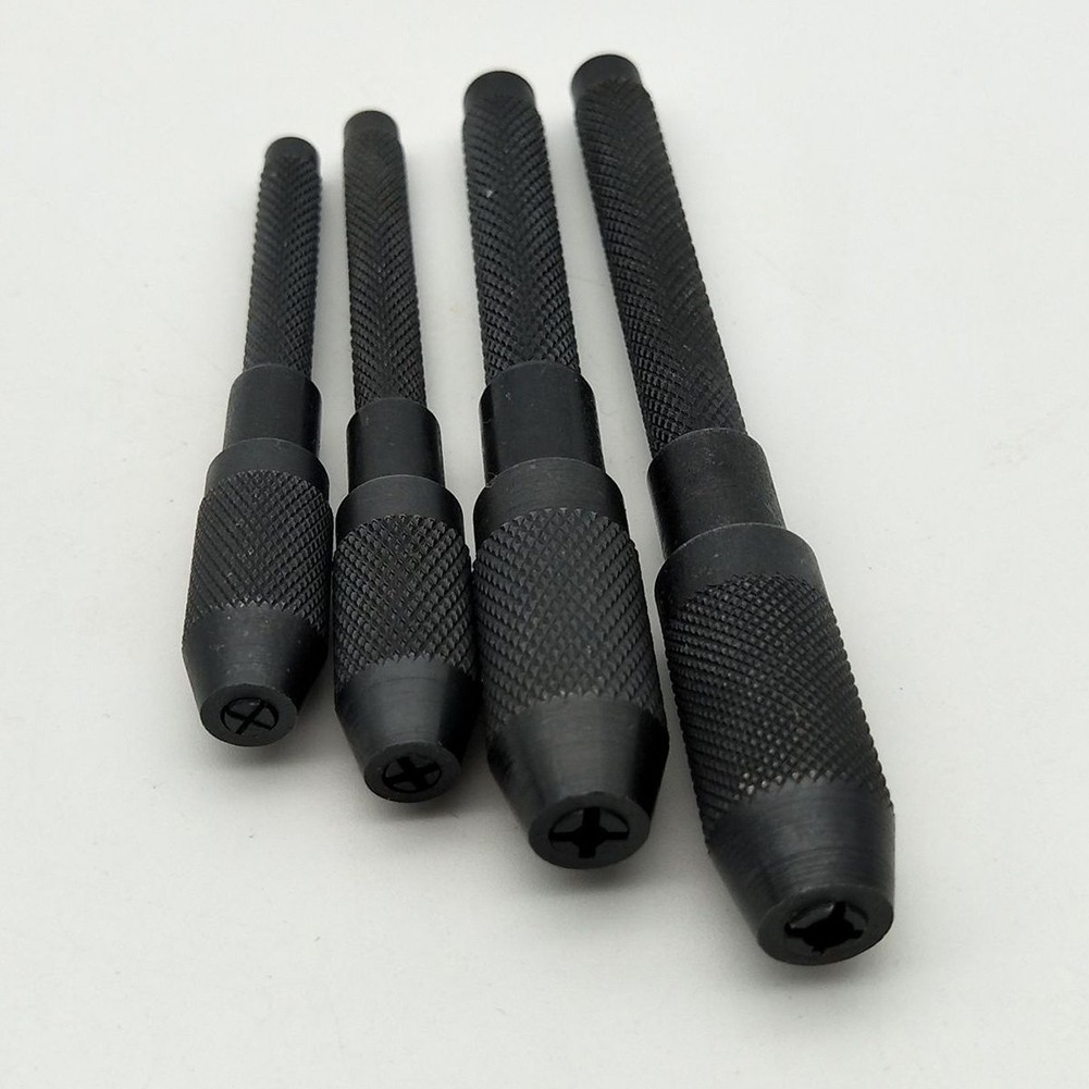 4 Pcs Pin Vise Set Hand Held Hollow Handle 4 Piece Vice Chuck Sizes B9J53137