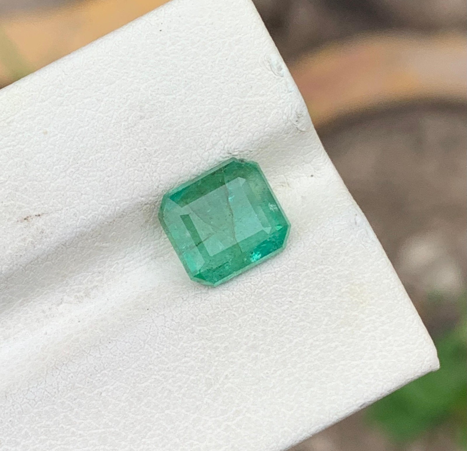 2.75Cts Beautiful Emerald Loose Gemstone, From Swat Pakistan(8x7x4mm)