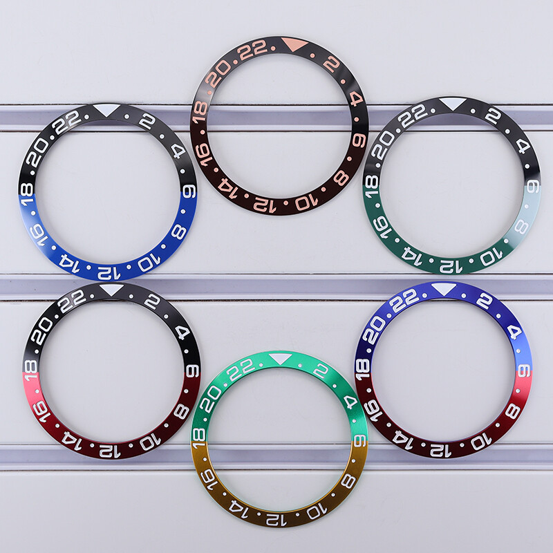 38mm Ceramic Bezel Insert Replacement Modify gmt Mods For NH34 35 36 38 Movement
