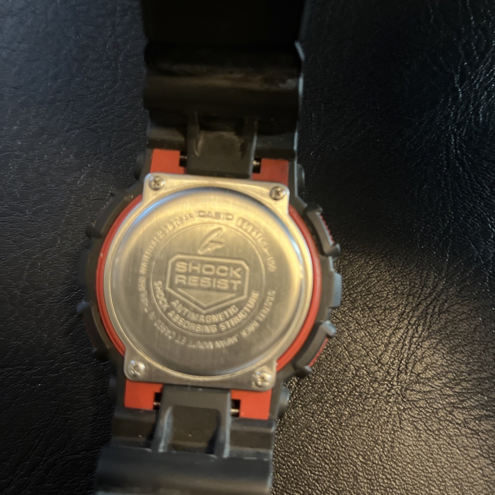 Casio G-Shock Classic Dual Display Black Plastic Strap Watch GA-100-1A4ER