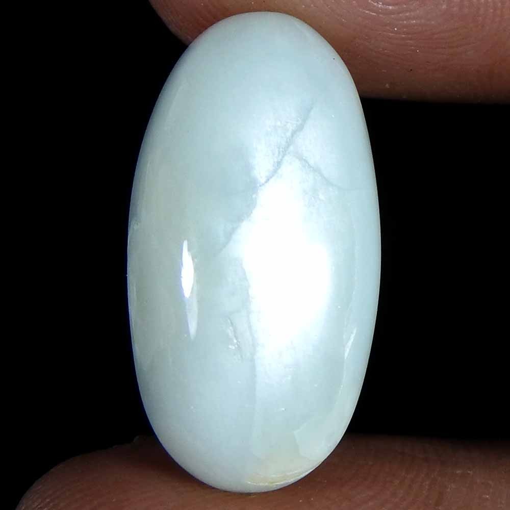16.95Cts100%Natural Quality Silky Monnstone Oval Cabochon Loose Gemstone
