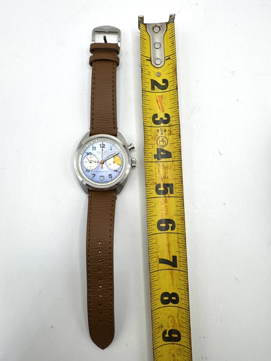 Farer The Cobb Pulsometer Monopusher Chronograph Case 40.5mm WR 100M (CP3017540)