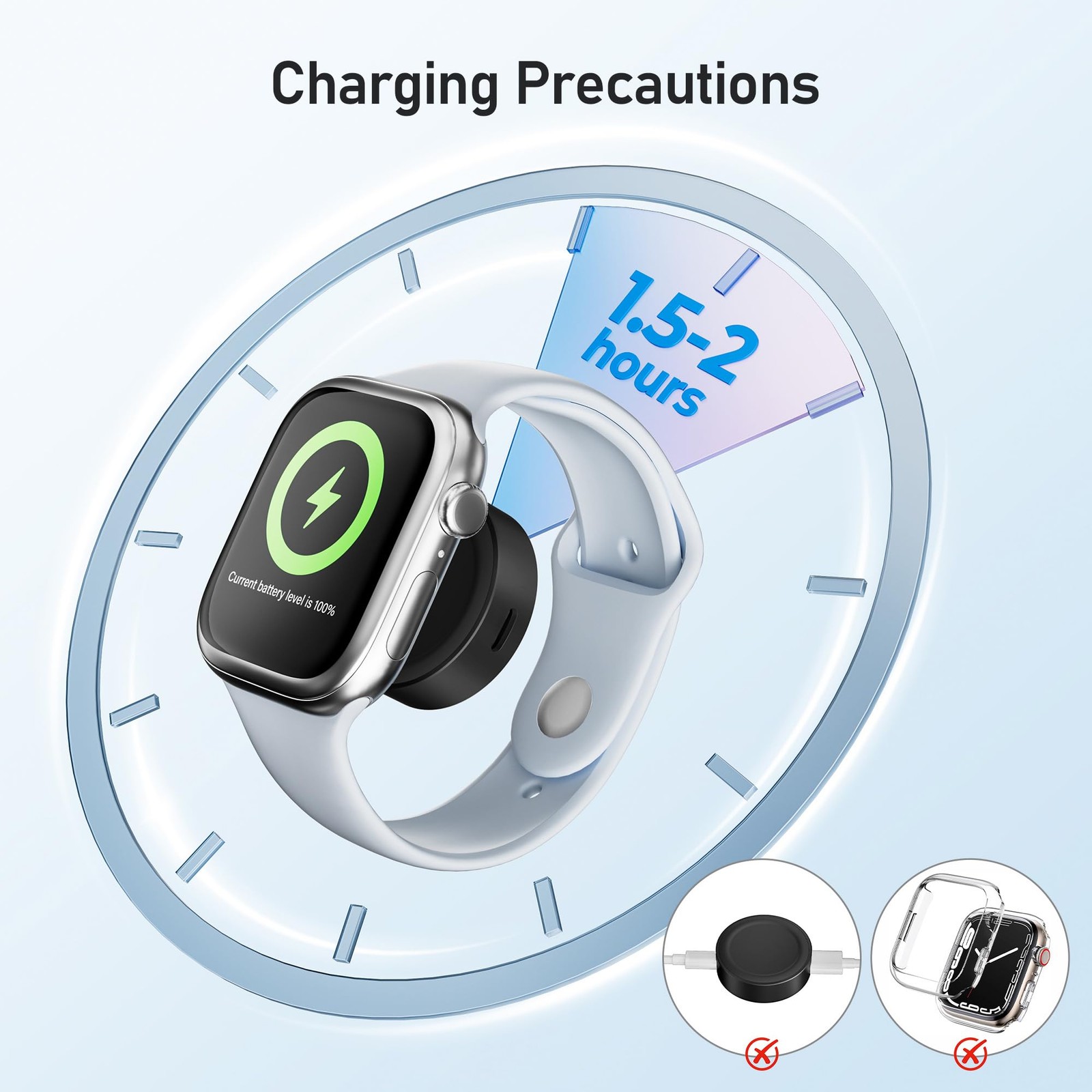 for Apple Watch 11 USBC Charger,5W Fast Wireless Smartwatch Adapter