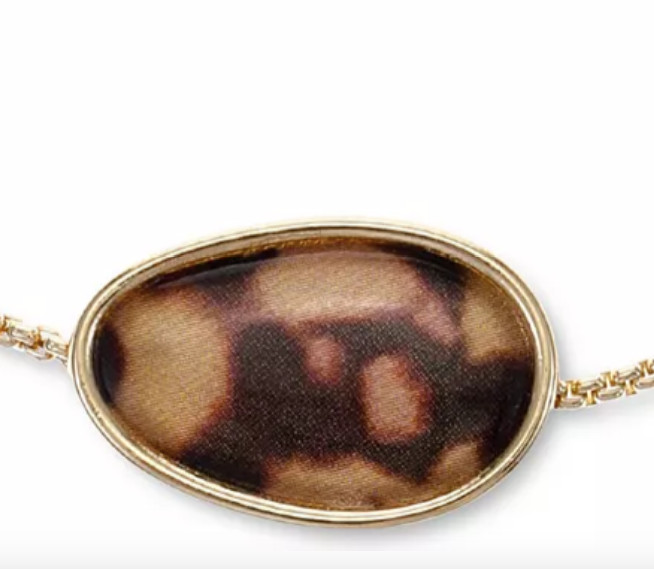 NEW STYLE & CO IMITATION PEARL GOLD-TONE TORTOISE-LOOK SLIDER BRACELET NWT 11″