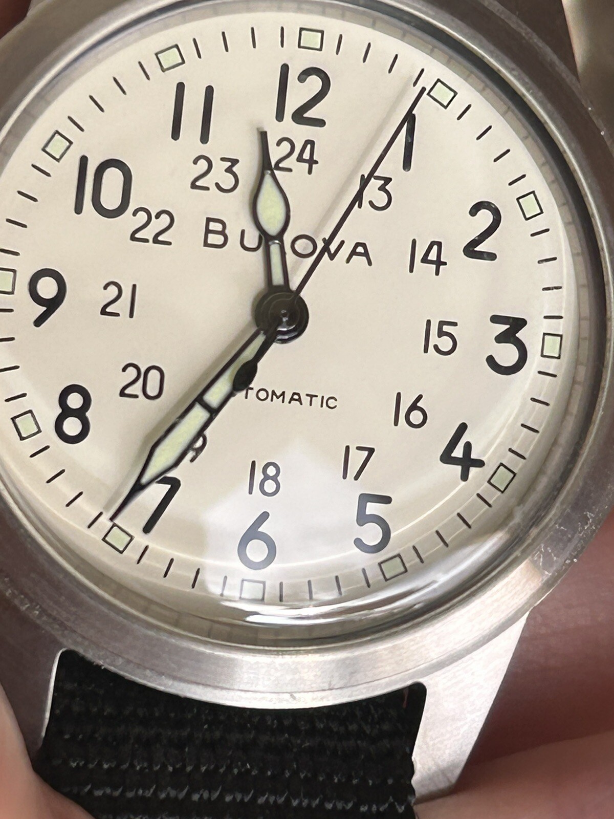 BULOVA Men’s Hack Series Automatic WATCH 96A246 Excellent Condition