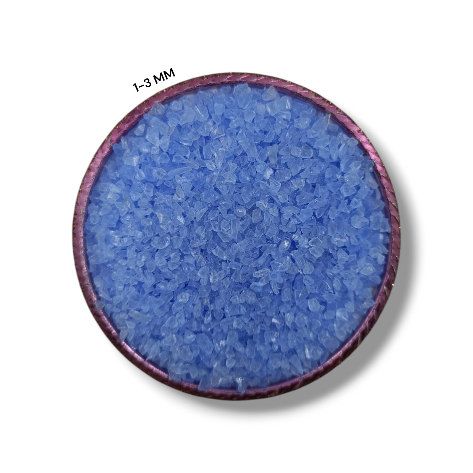 Crushed Opaque Blue Hydro Quartz Crushed Gemstone Coarse All Size For Inlays
