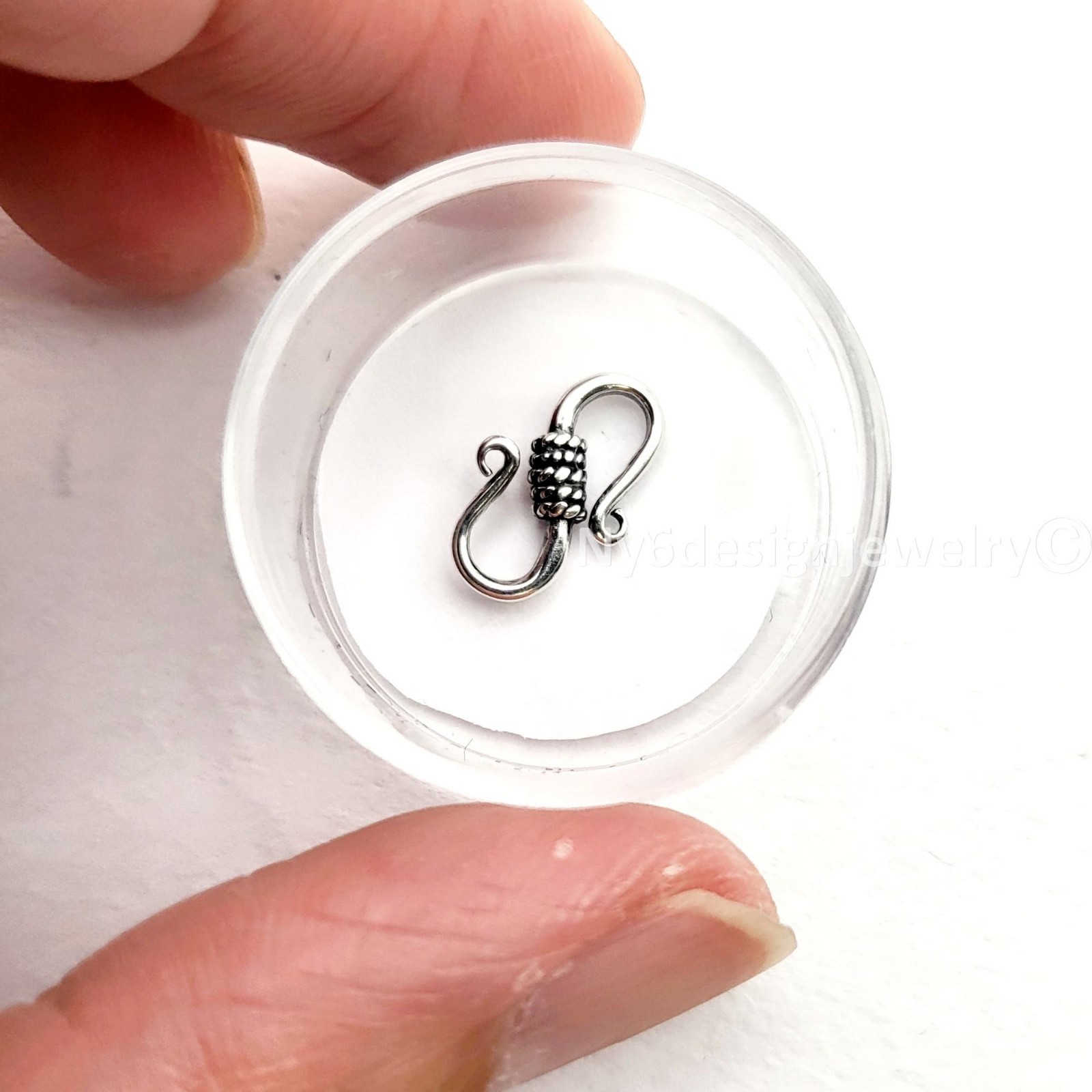 Sterling Silver S Hook Clasp Jewelry Finding 14-35mm REAL 925 Free Shipping