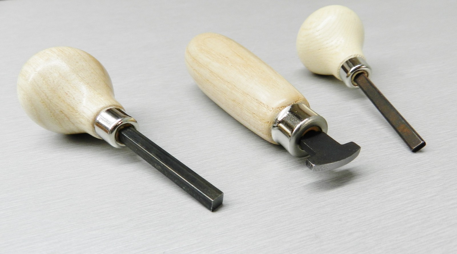 Bezel Setting Tools 3pc Set includes Prong Pusher Bezel Pusher & Bezel Roller A1