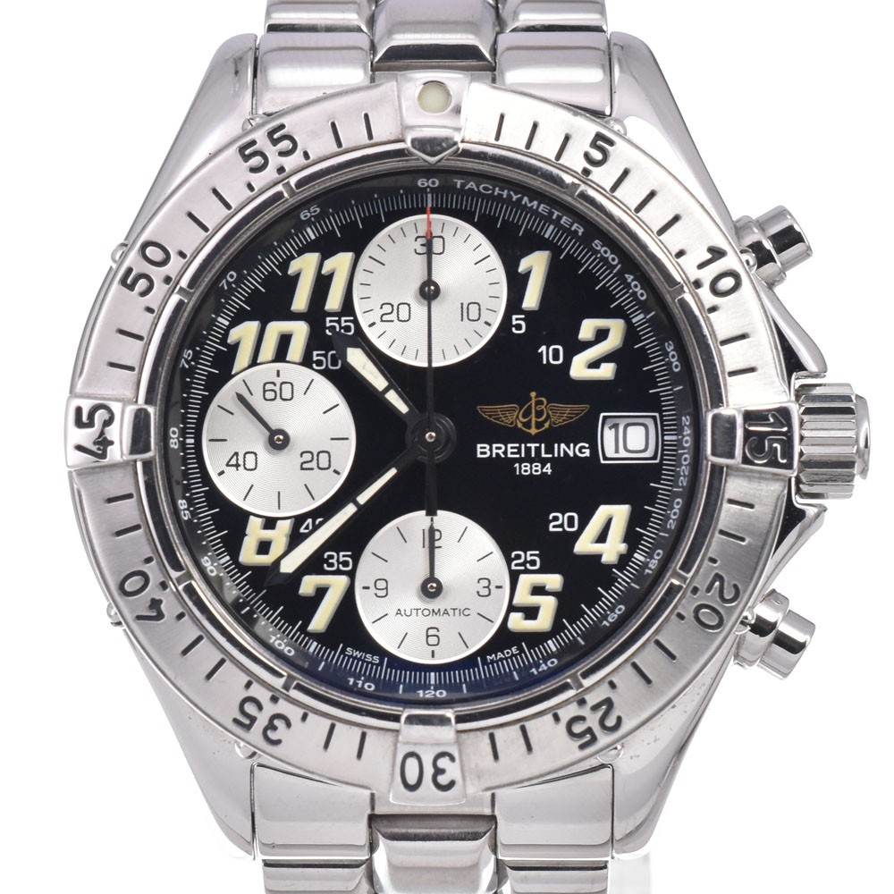 BREITLING Colt Chronograph A13335 Date black Dial Automatic Men’s Watch A#149024
