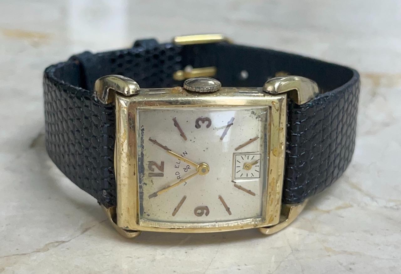 Men’s Lord Elgin Vintage 14KT Gold Filled Wristwatch; 21 Jewels ~ 15-G2165