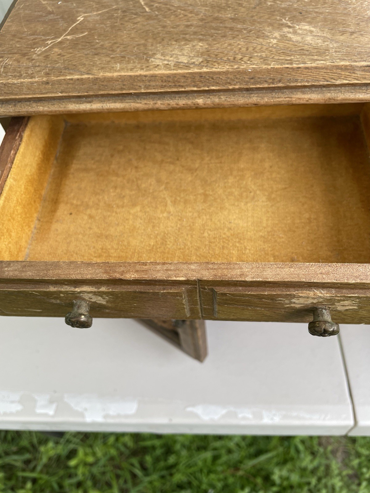 vintage wooden jewelry box