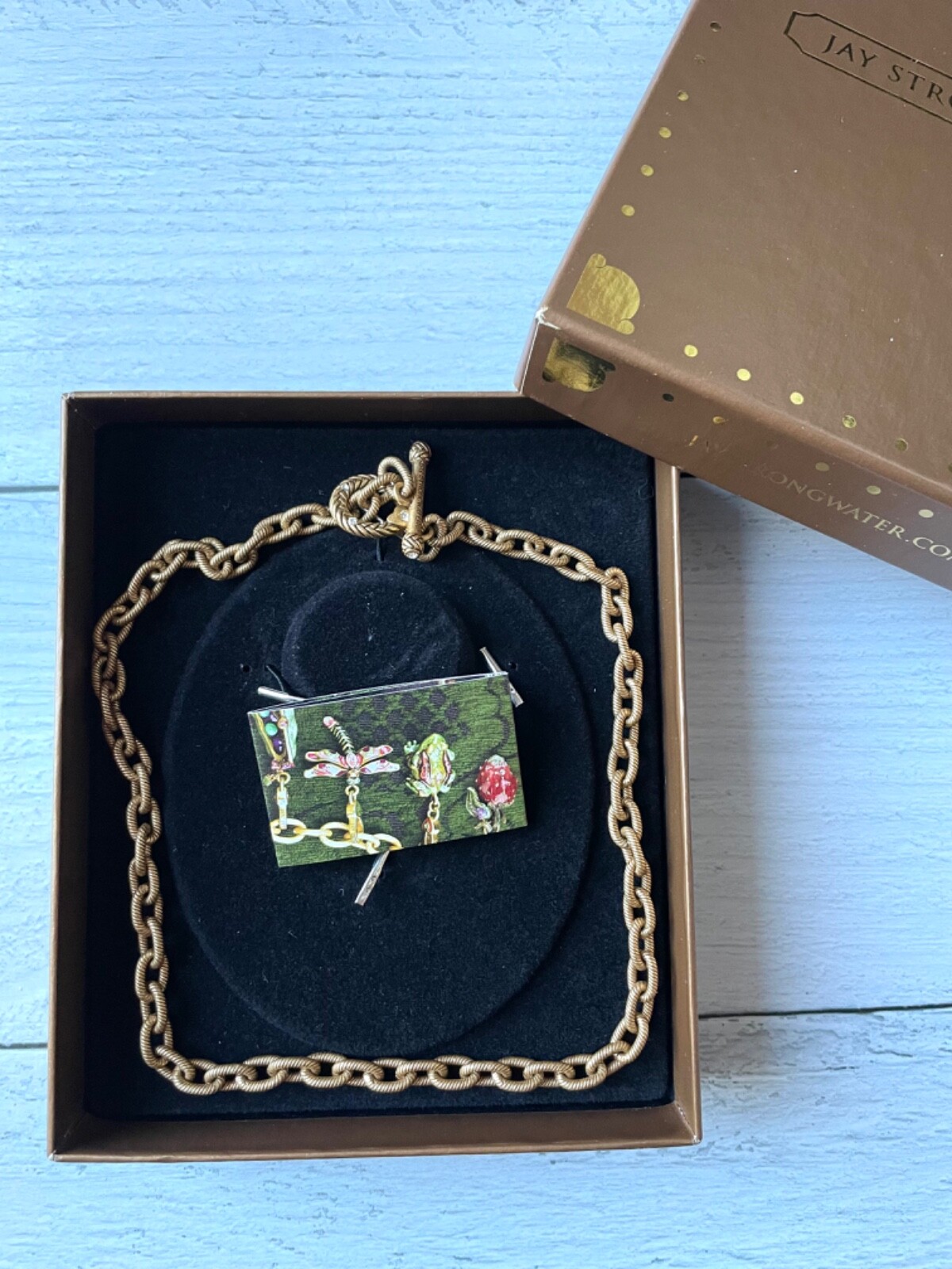 Jay Strongwater Toggle Necklace 18.5in – NWT