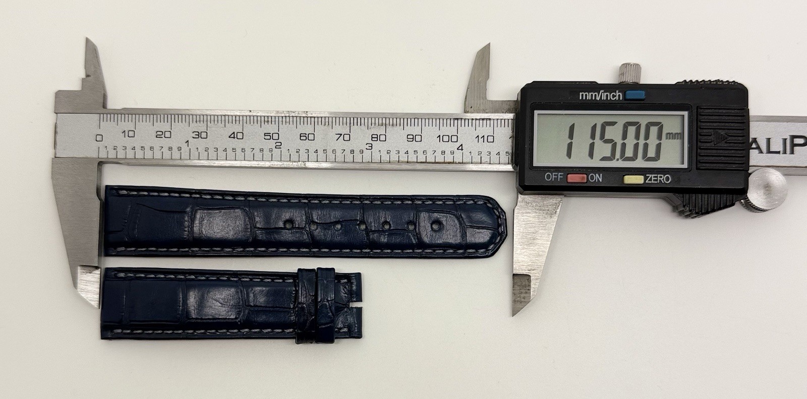 A. Lange & Sohne 20mm x 18mm Blue Alligator Watch Strap Band Authentic OEM