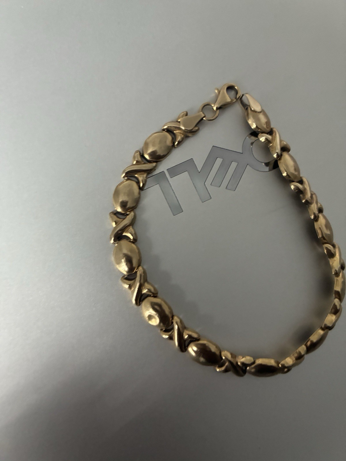 10k Gold Xoxo Vintage Bracelet 7 Inches
