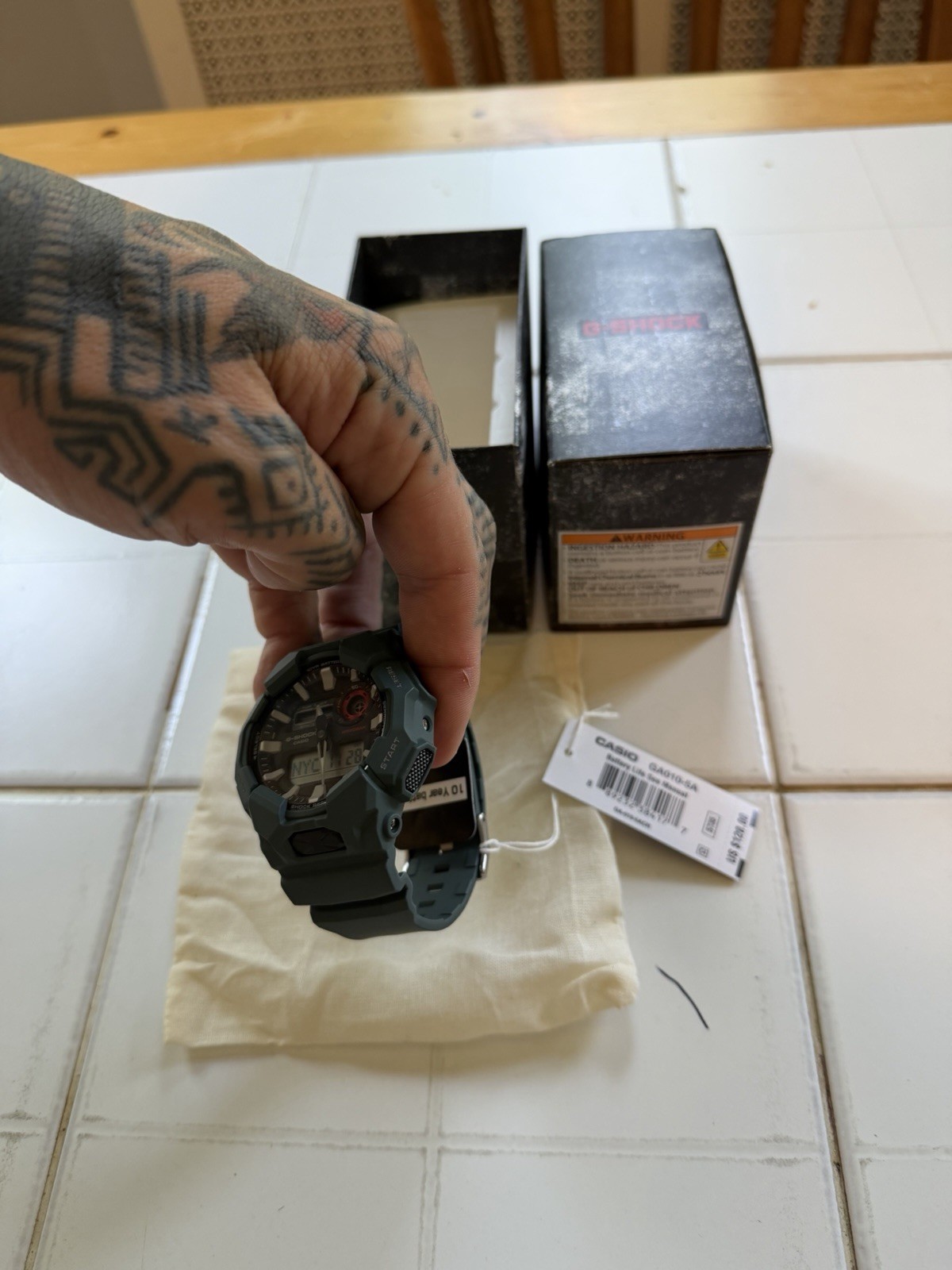Men’s 10 Year Battery G-Shock GA010-2A