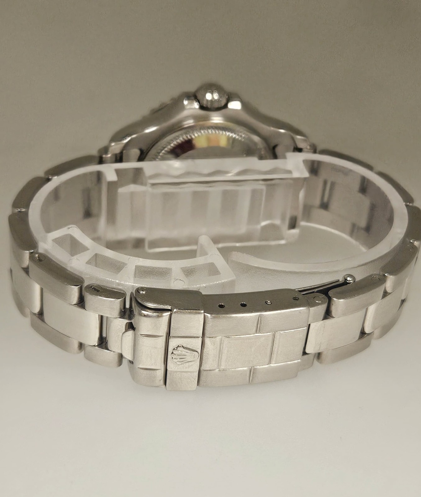 Rolex Yacht Master Lady Stainless Steel Watch Platinum Dial & Bezel 29mm 169622
