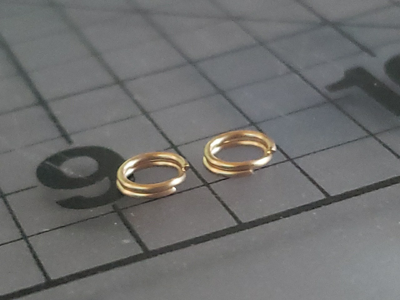 2 Pc 5mm 14k Solid Yellow Gold Round Split Jump Ring