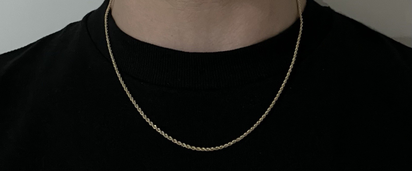 18.25” 14K Solid Yellow Gold Rope Chain | 5.78g | 1.8mm | Barrel Clasp |
