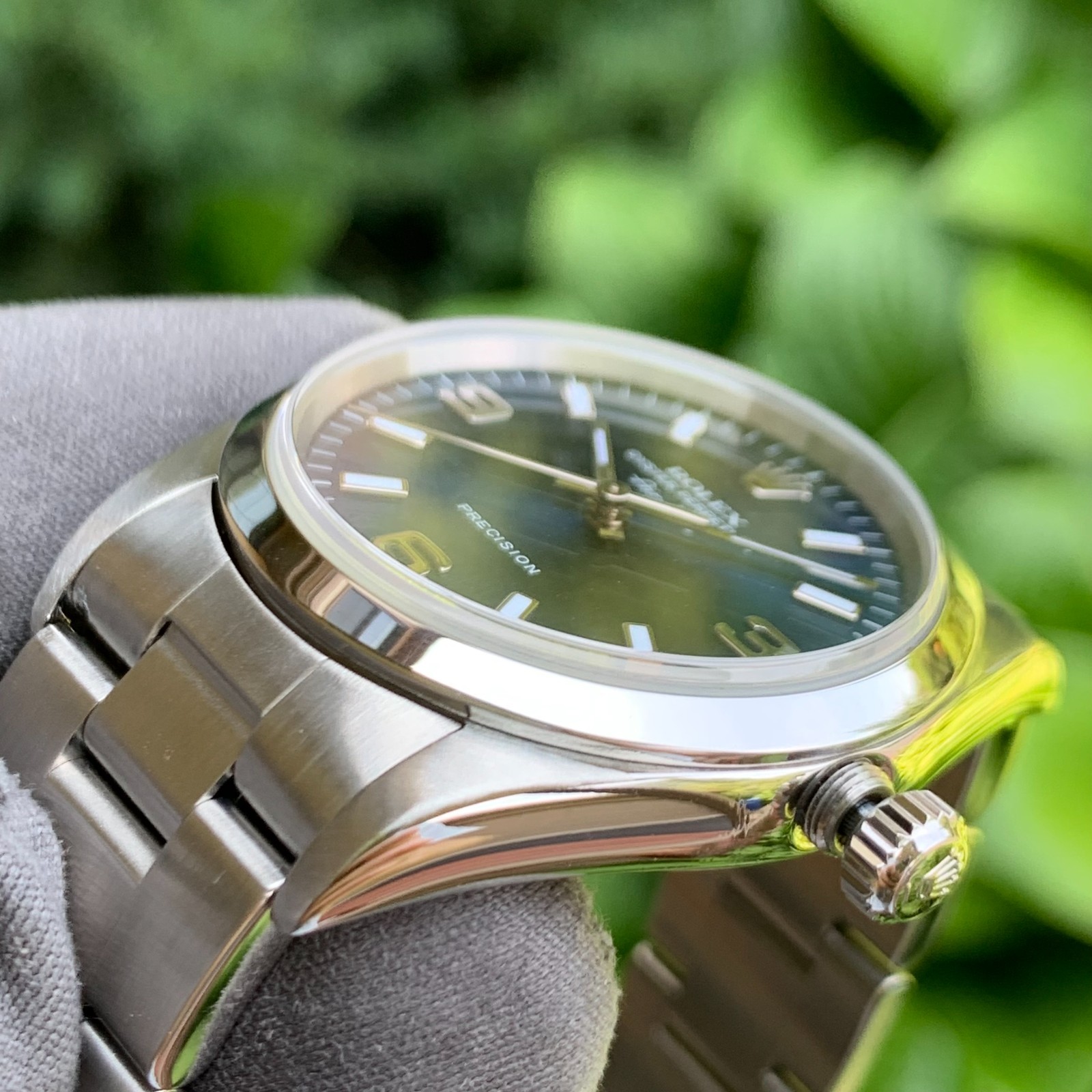2004 Rolex Air-King Oyster Perpetual 14000M Blue Dial Automatic Watch – Mint