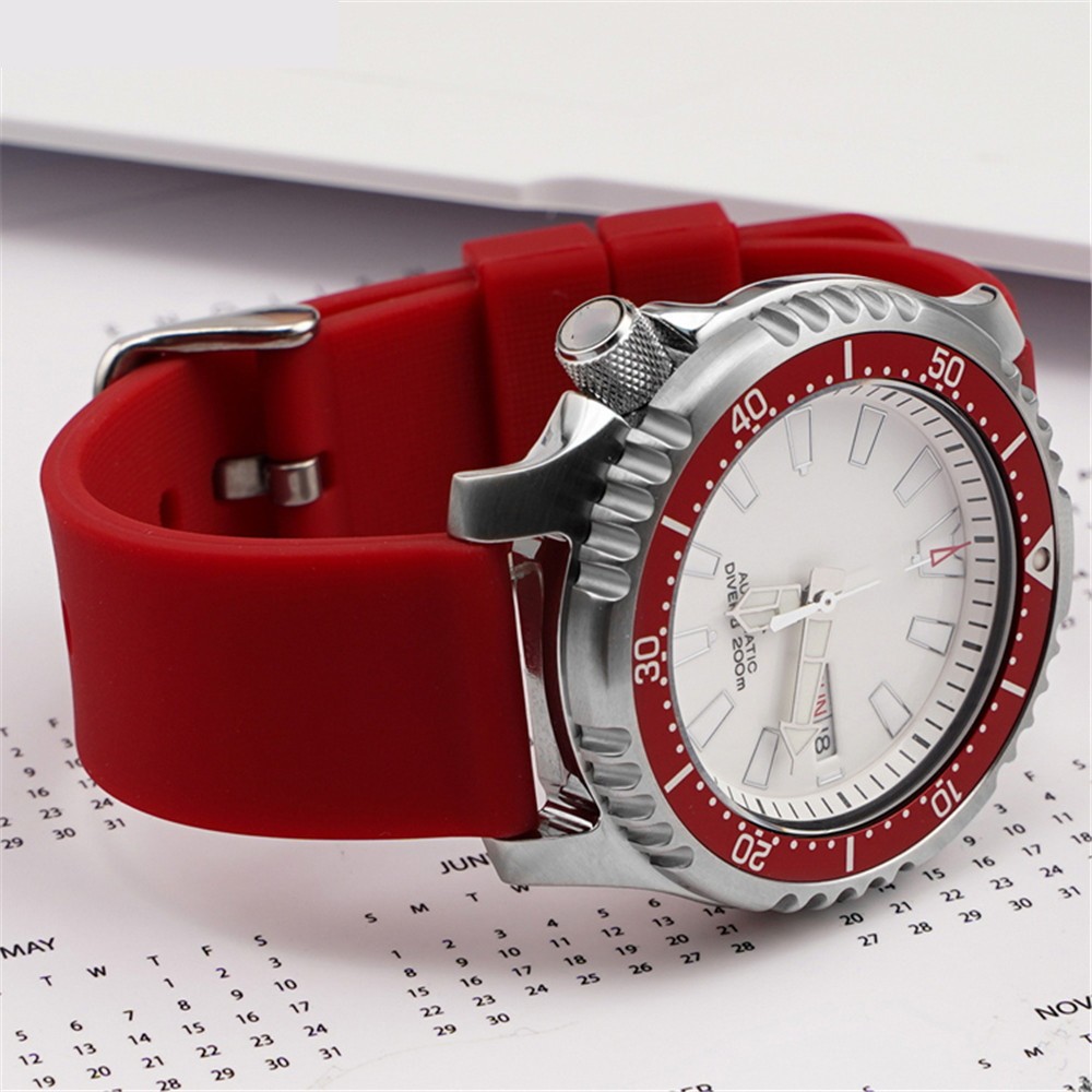 Silicone Watch Band 10mm ….. 15mm 16mm 18mm 19mm 20mm 21mm 22mm 24mm Strap