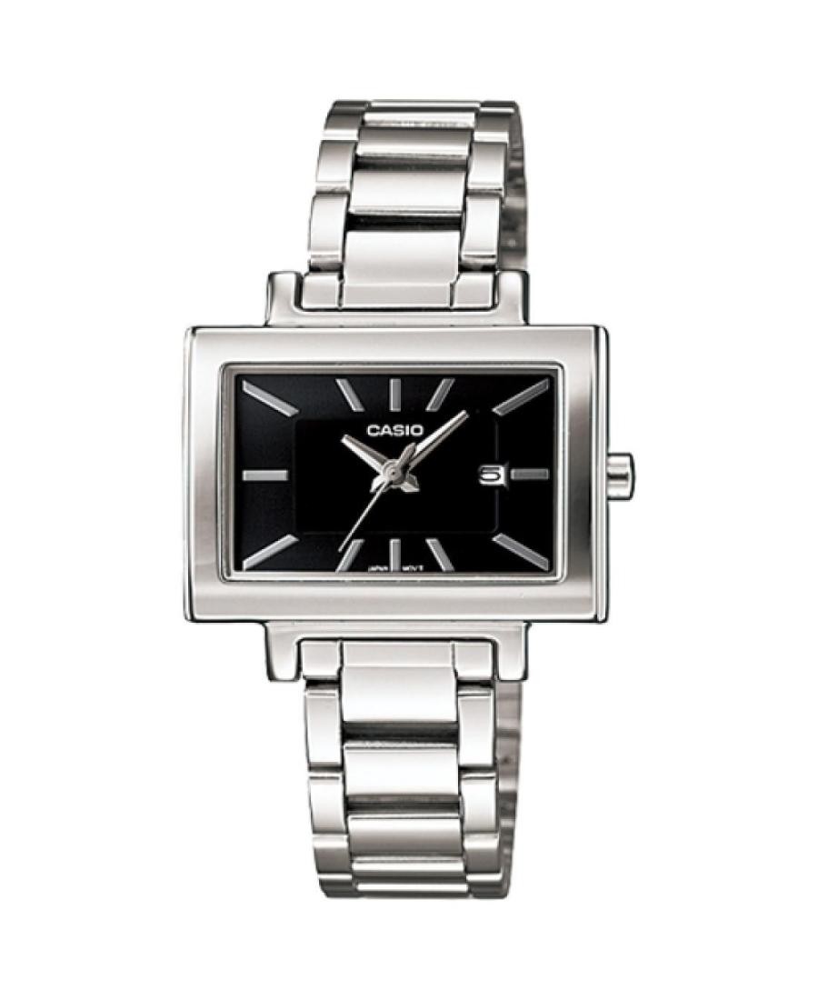 CASIO Women Analog Quartz Casual Watch Classic Dress Black Dial Waterproof Recta