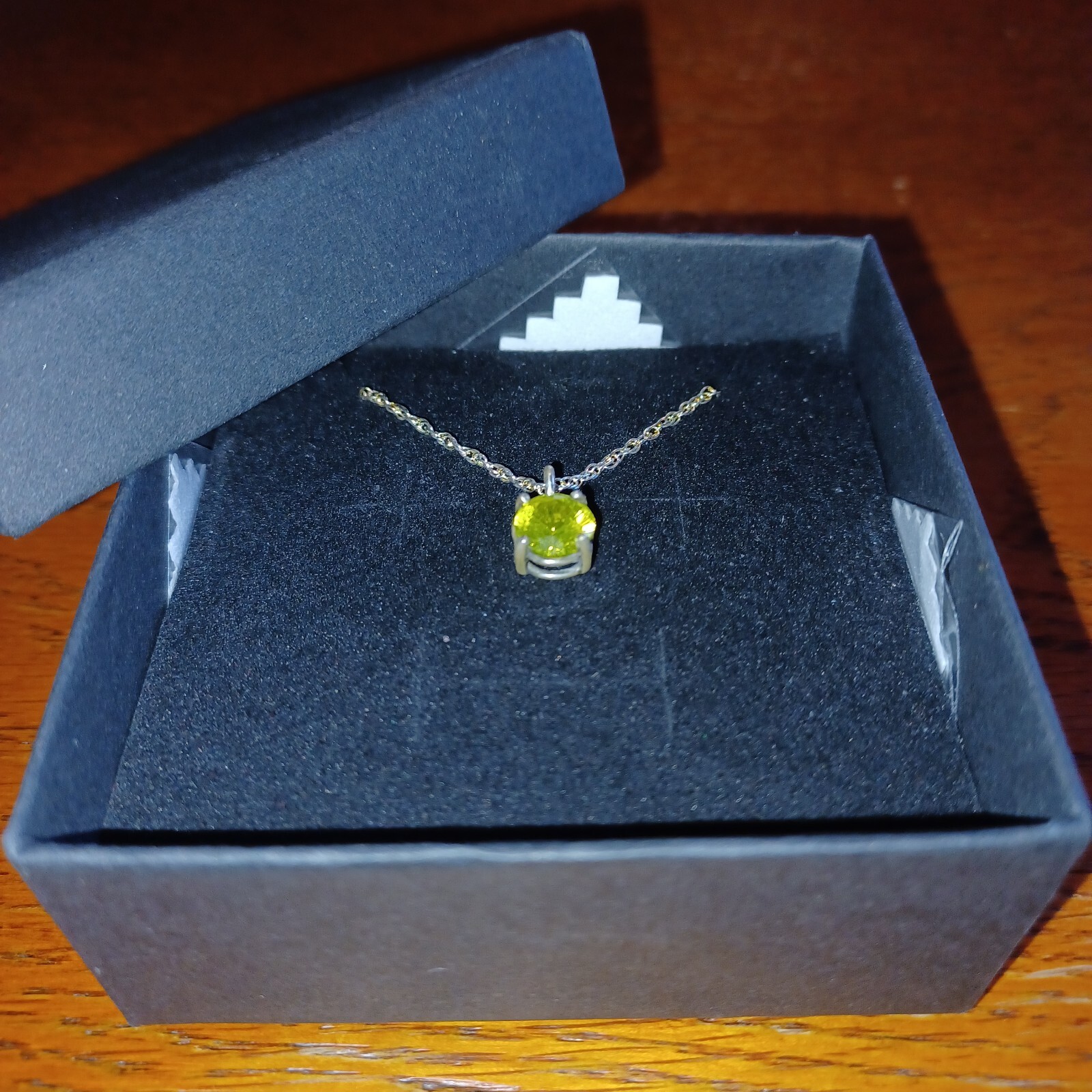 Handmade YAG Yttrium Aluminum Garnet Pendant – Sterling Silver – 18” Chain