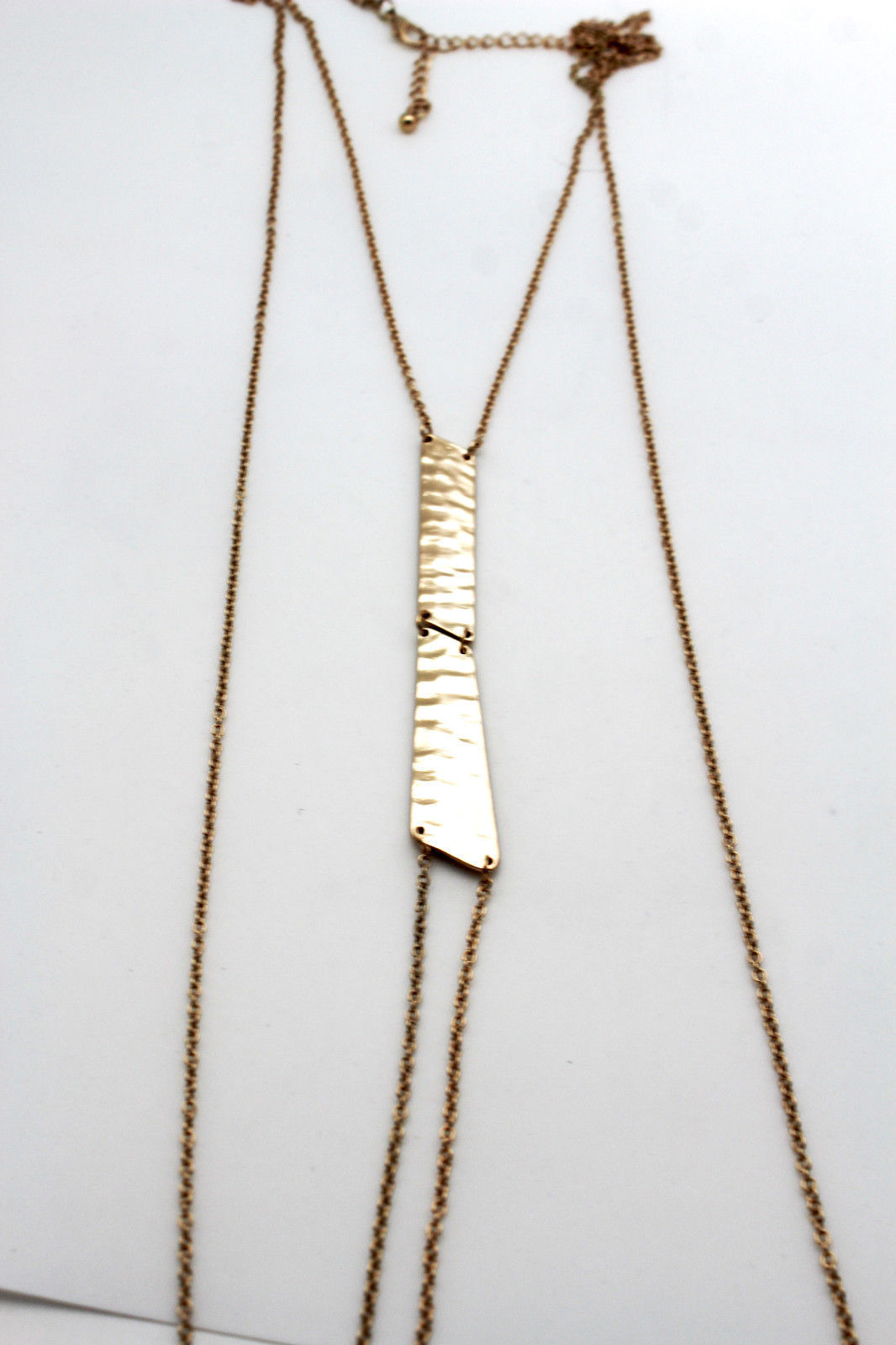 Women Gold Metal Body Chains Long Necklace Jewelry Beach Harness Bikini Basic