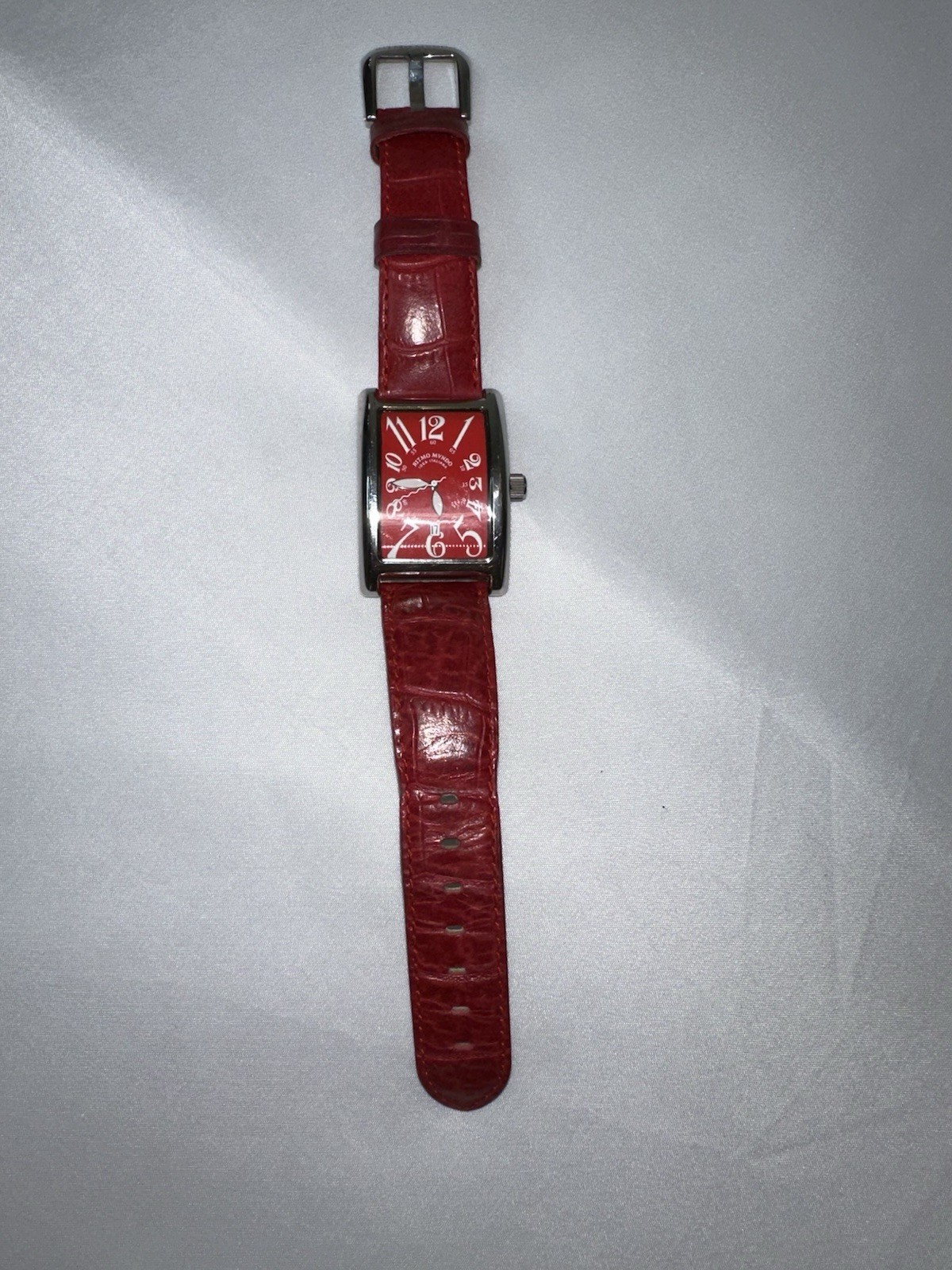 RITMO MUNDO Idea Italiana, Hi Tech Mvt. Red Face, Serviced, New Battery, JAPAN