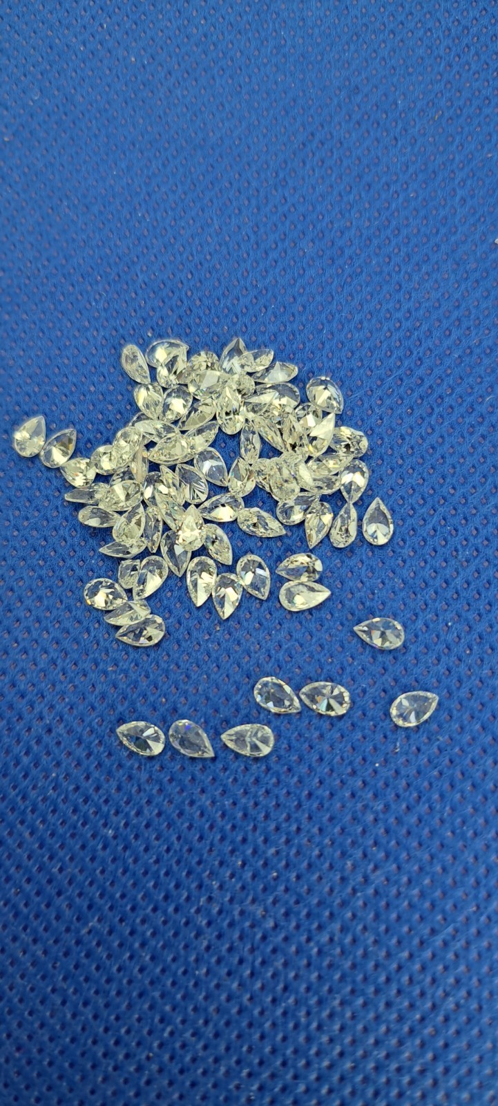 10 Pieces 5x3mm Pear Shaped CZ Cubic Zirconia Loose Stones