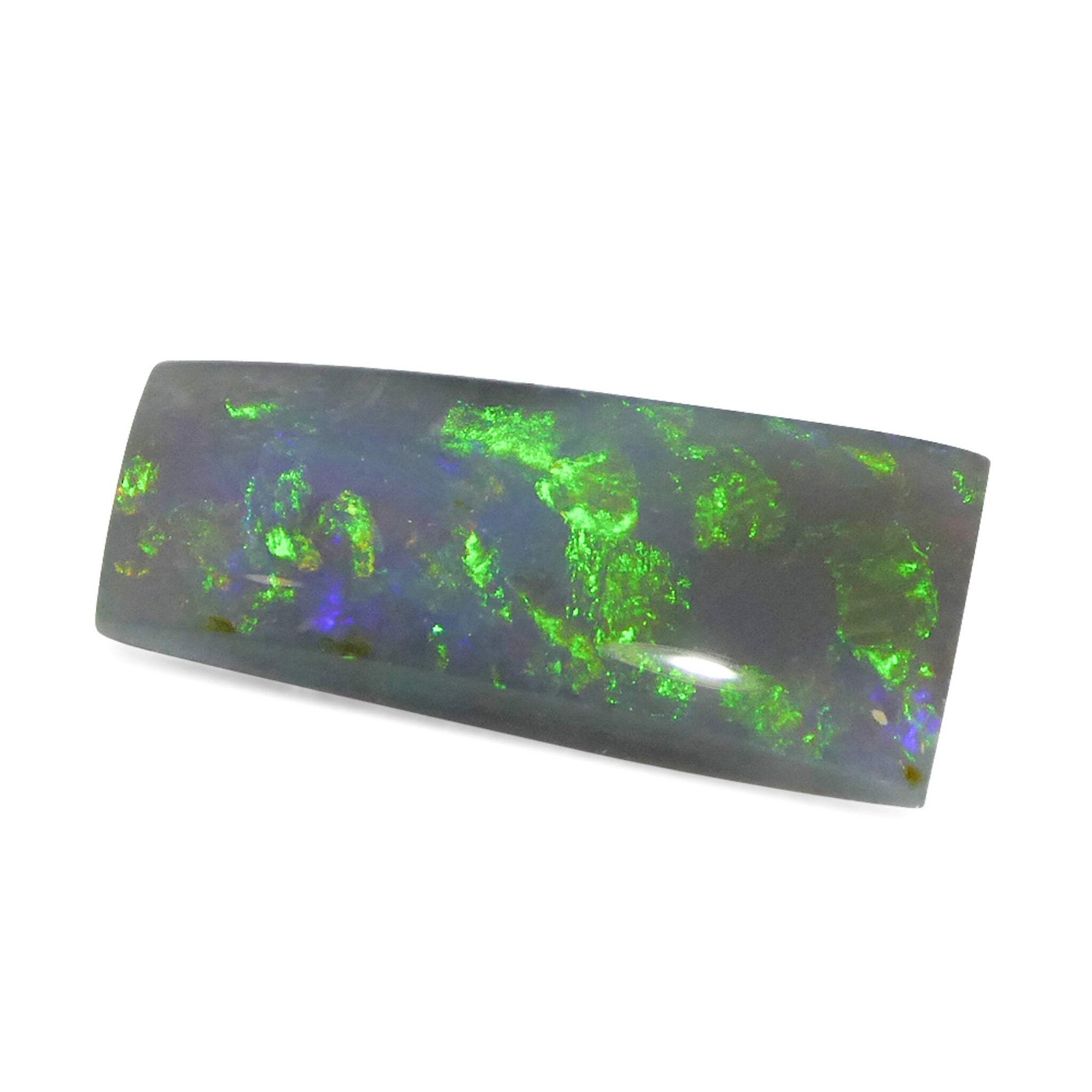 2.73ct Rectangular Freeform Cabochon Gray Opal from Australia