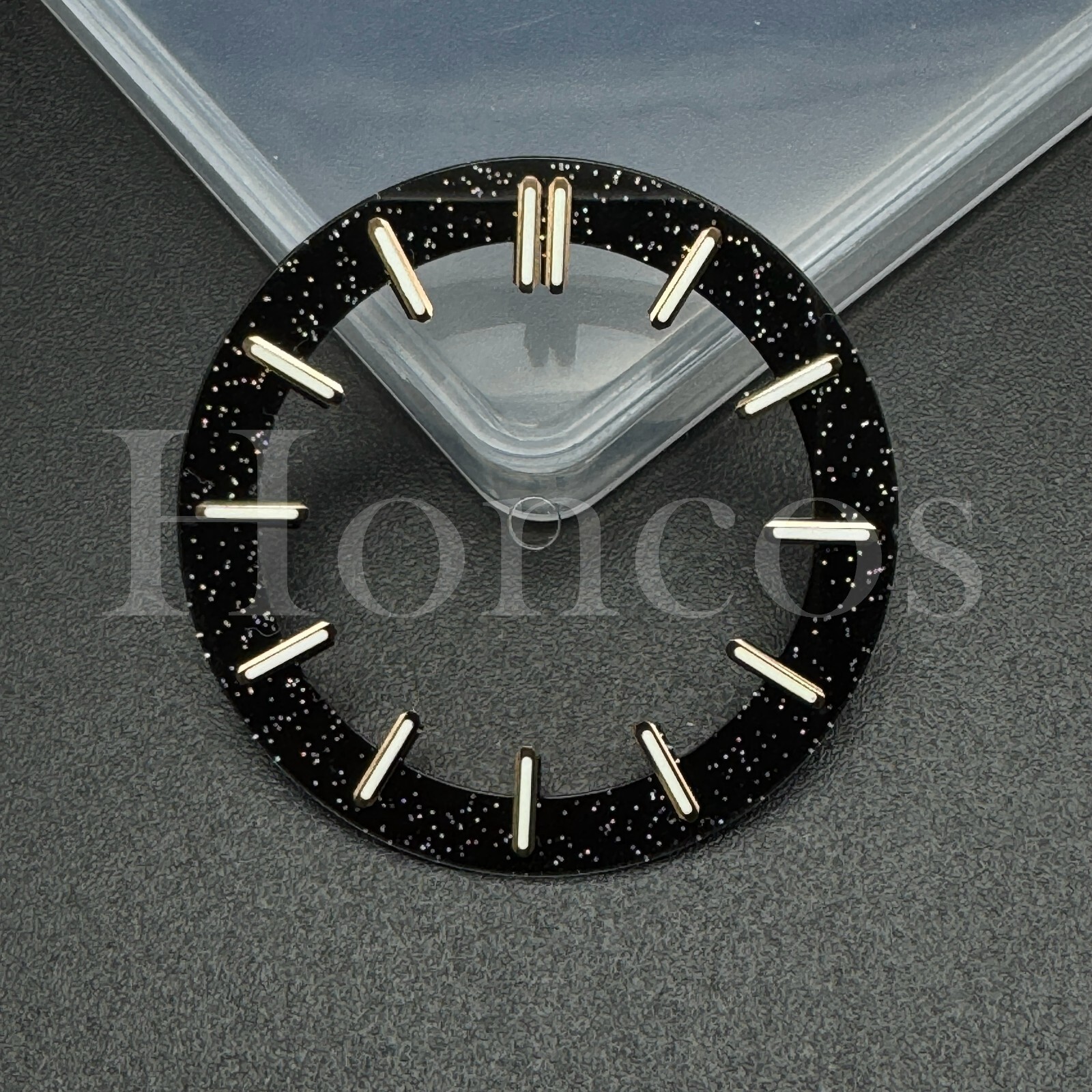 31.8mm Custom Made MODS Watch Resin Skeleton Dial Ring Fits NH70 Movement BK/N/R