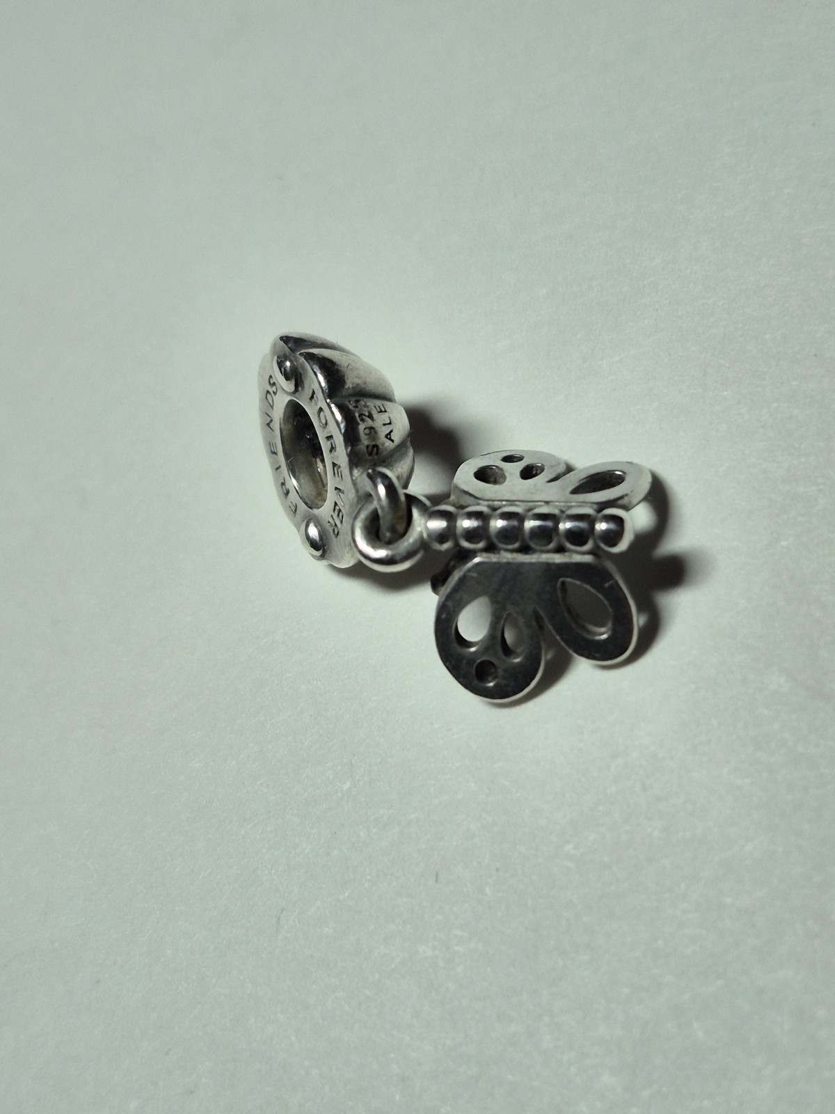Authentic Pandora Charm Dangling Butterfly Design Charm Pandora .925 Sterling