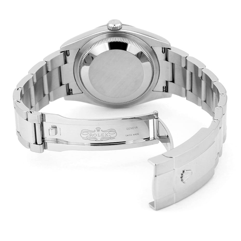 ROLEX DATEJUST 36 126234 blue Fluted motif bar 3 rows oyster bracelet Random…