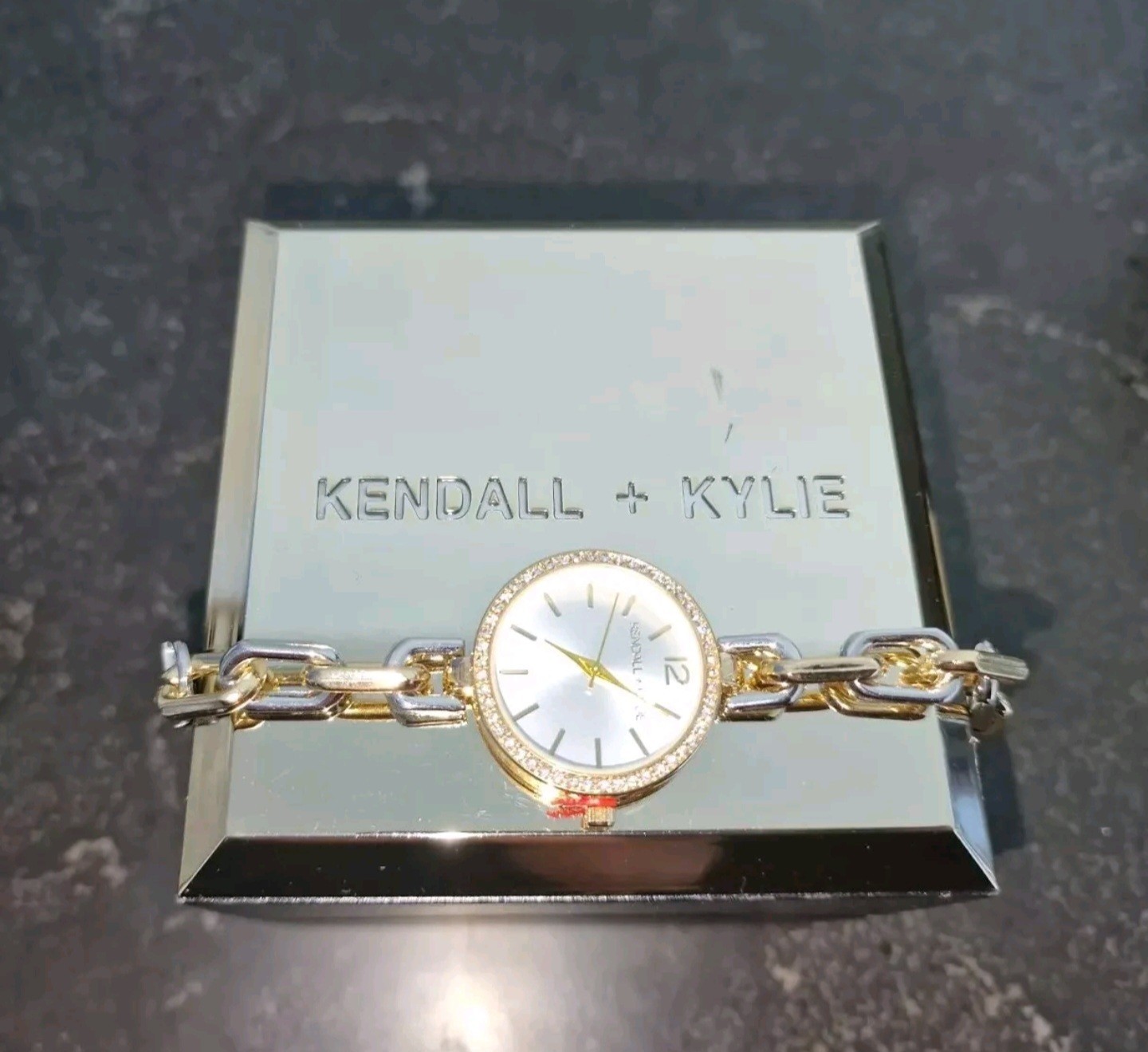 Brand New Kendall & Kylie Diamante Watch, New in Gold Lid Box. See Description.