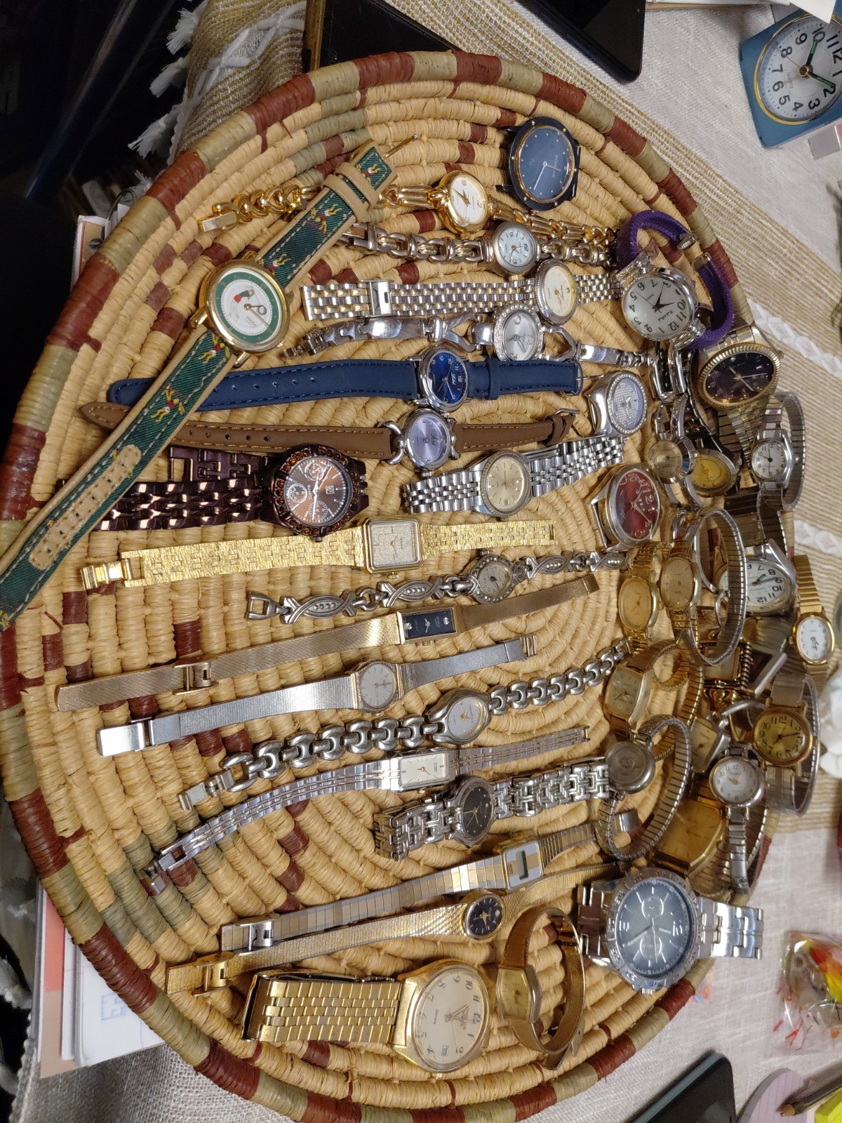 Watch Time Piece Wristwatch Lot Variety Citizen,timex,consort,seiko,armitron Etc