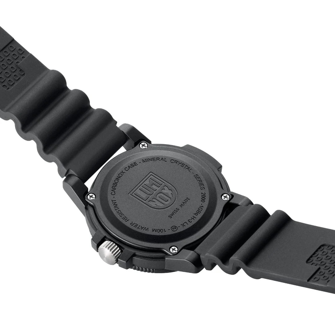 Luminox Men’s Sea Bass CARBONOX Blue Dial Rubber Strap Watch – X2.2003 NEW