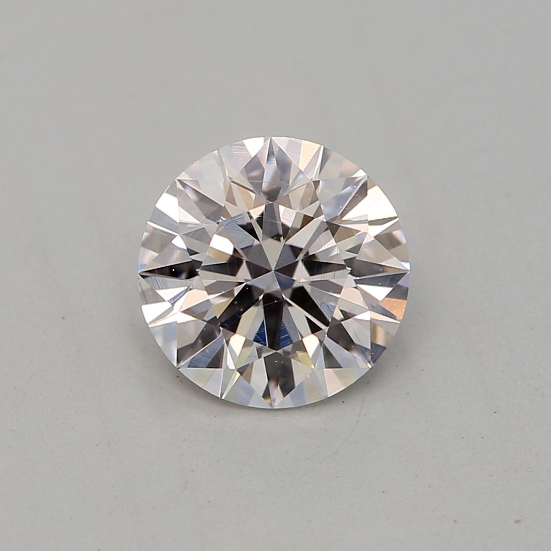0.59 carat, Faint Pink, Round Shape, SI1 Clarity, GIA