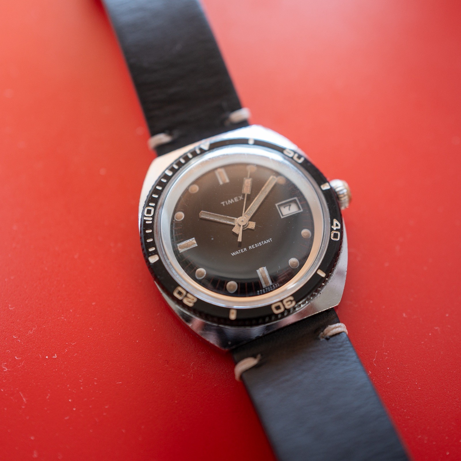 1971 Vintage Timex Marlin Dive Watch 27670-2571