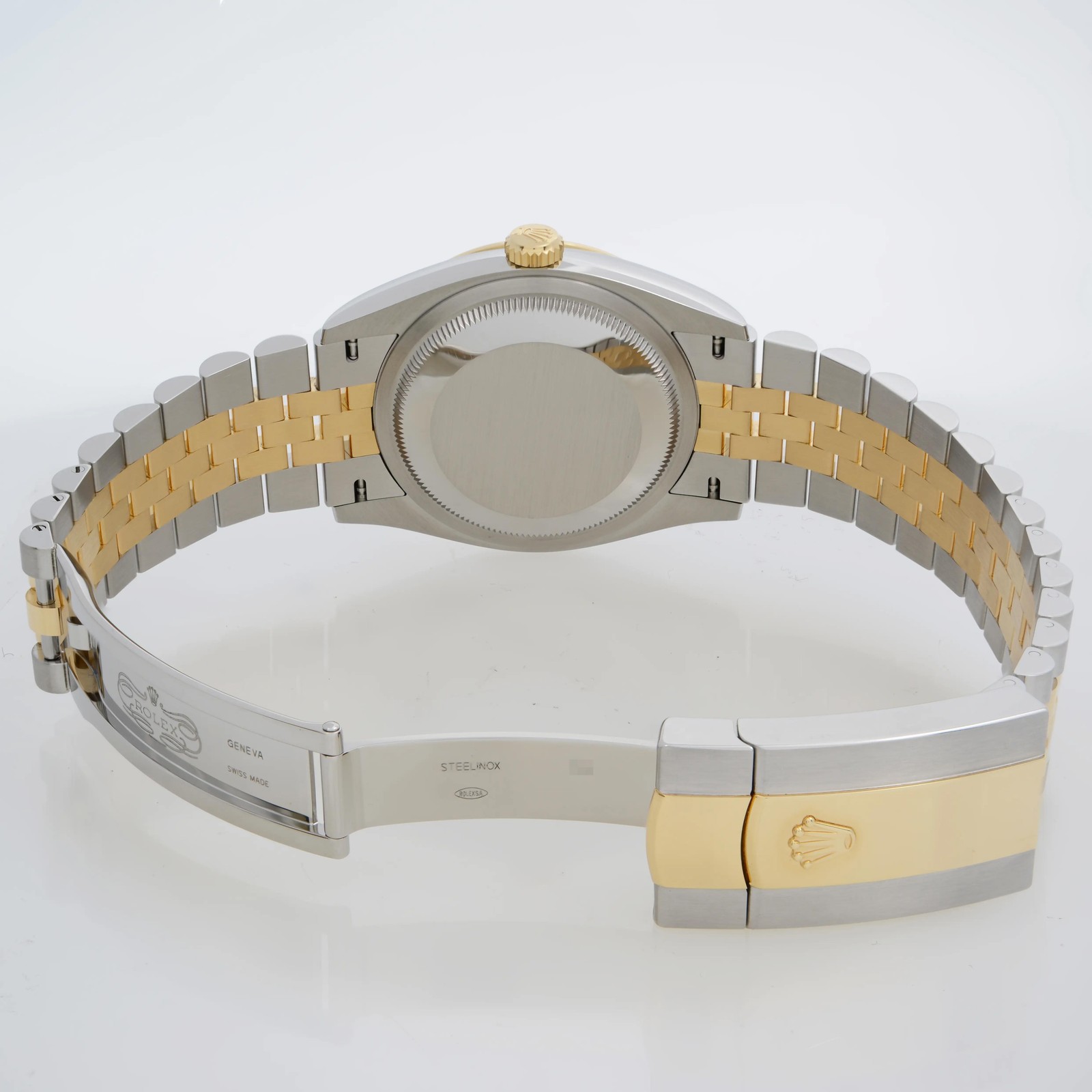 Rolex Datejust 36mm Steel 18k Yellow Gold Steel Wimbledon Dial Watch 126233