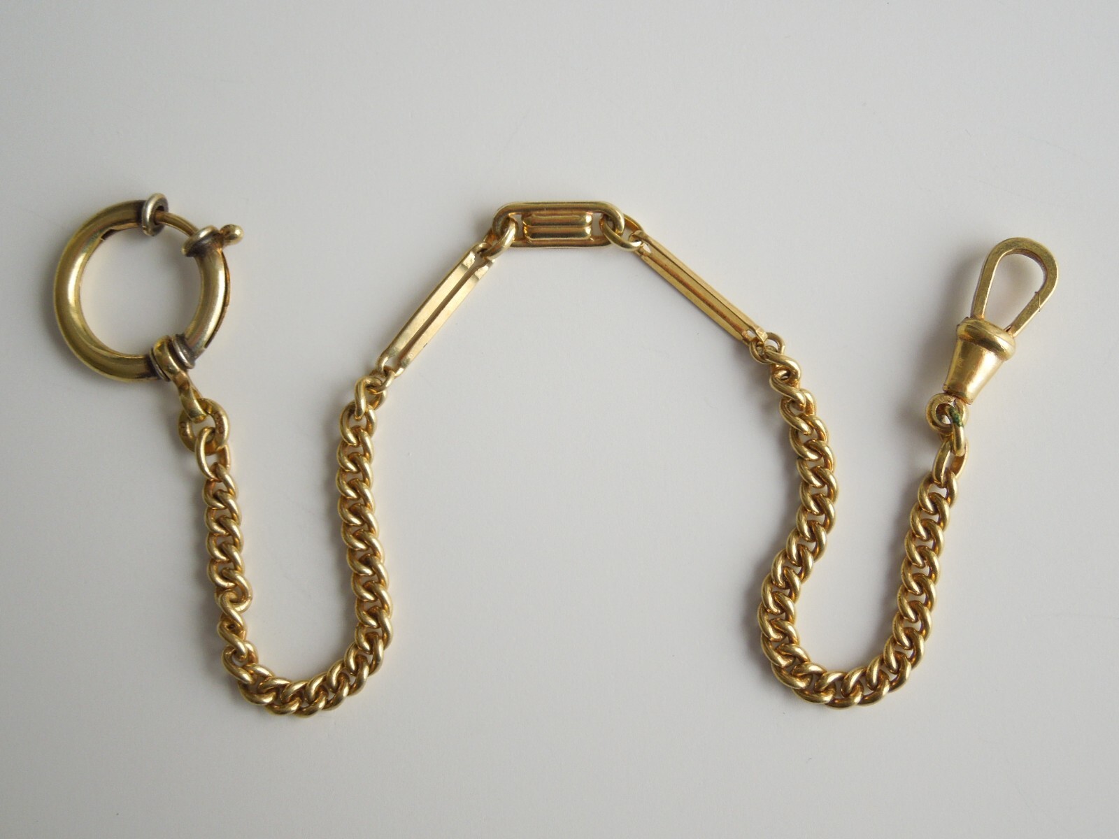 Watch Chain Gold Tone Gold Plated AD CAH 12.0 G/25.5 Cm