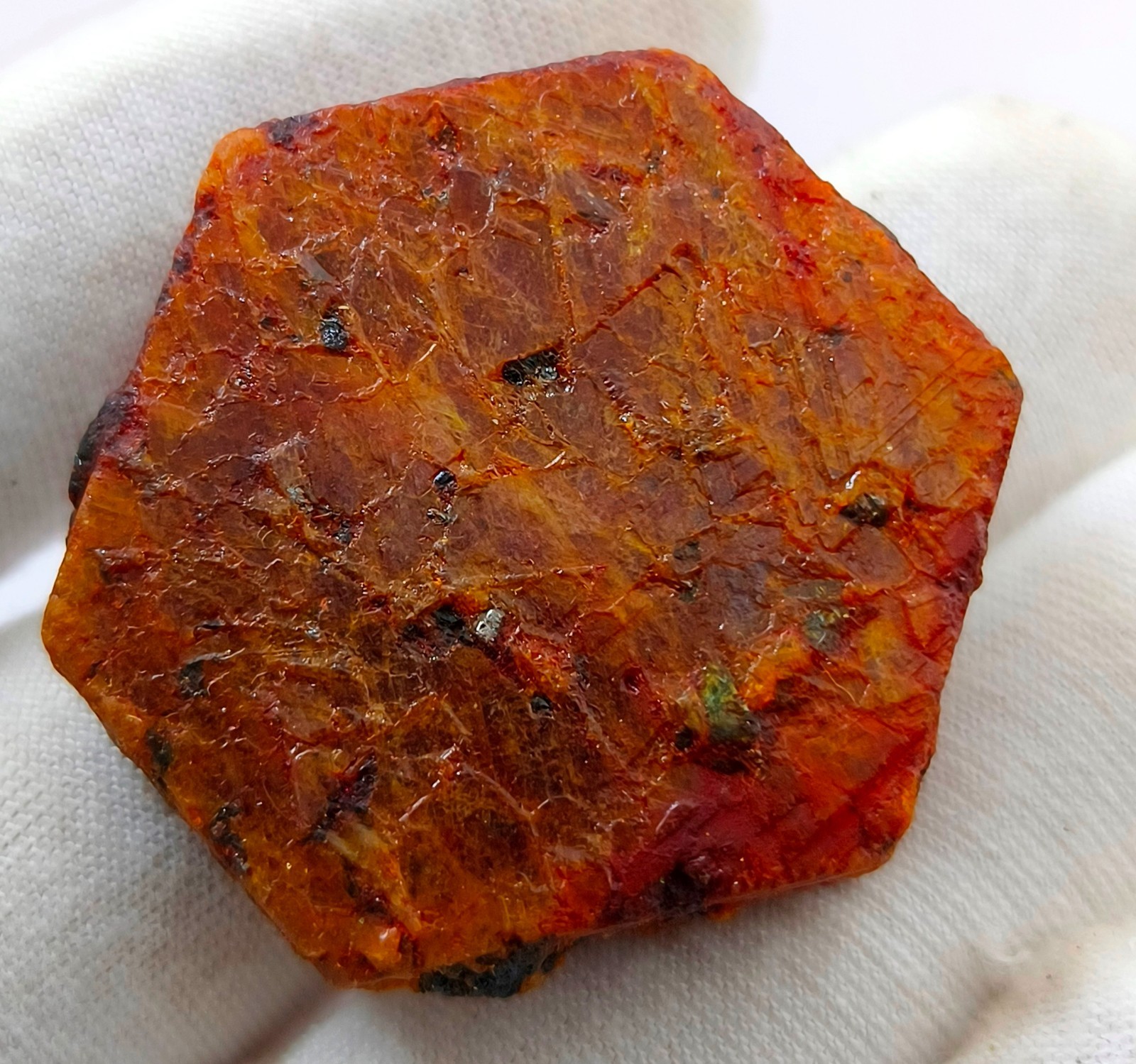 Natural Orange Sapphire Untreated Raw Rough Loose Gemstone R55