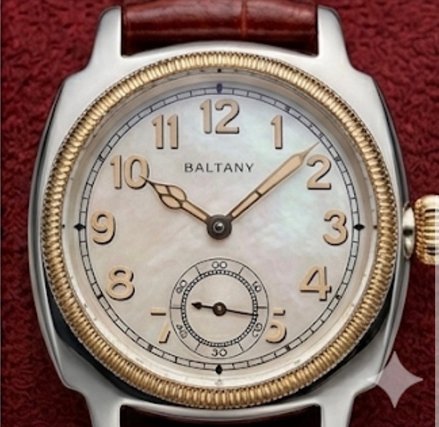 Baltany 1926 auto watch w/ 4 straps = 4 looks in one set