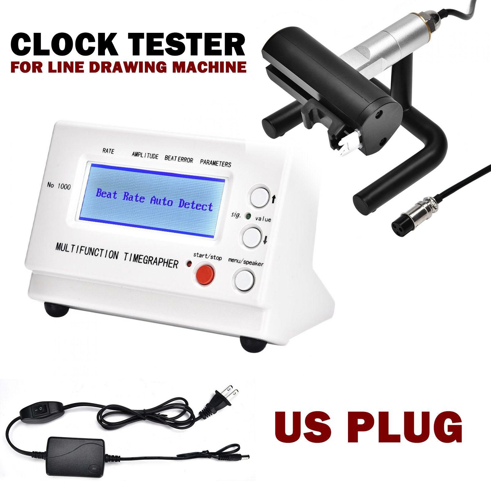 No.1000 Weishi Timegrapher Mechanical Watch Timing Machine Multifunction NEW