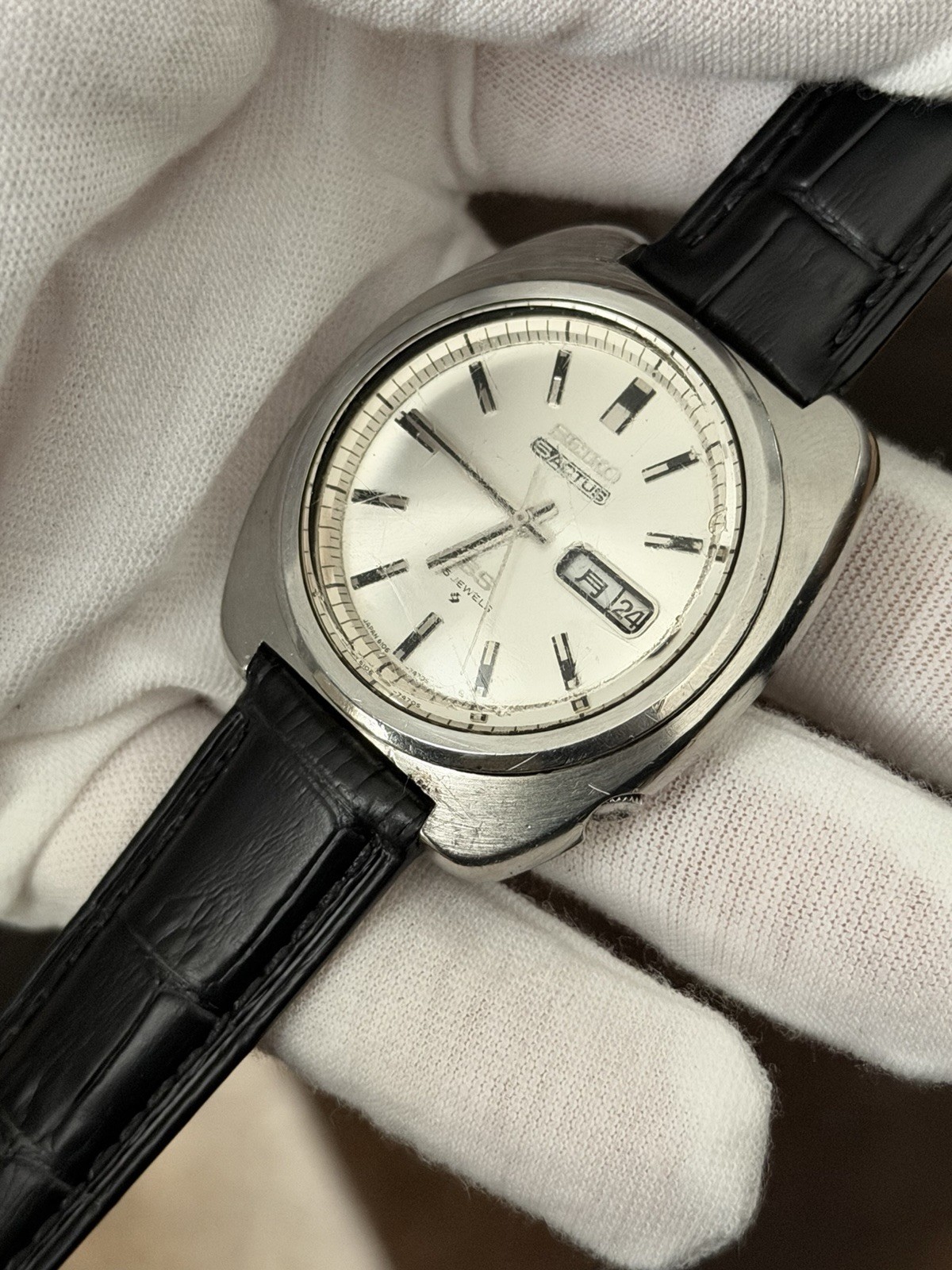 Rare Vintage Seiko 5 Actus 6106-6440 Men’s Automatic Dress Sports Watch JDM 70s